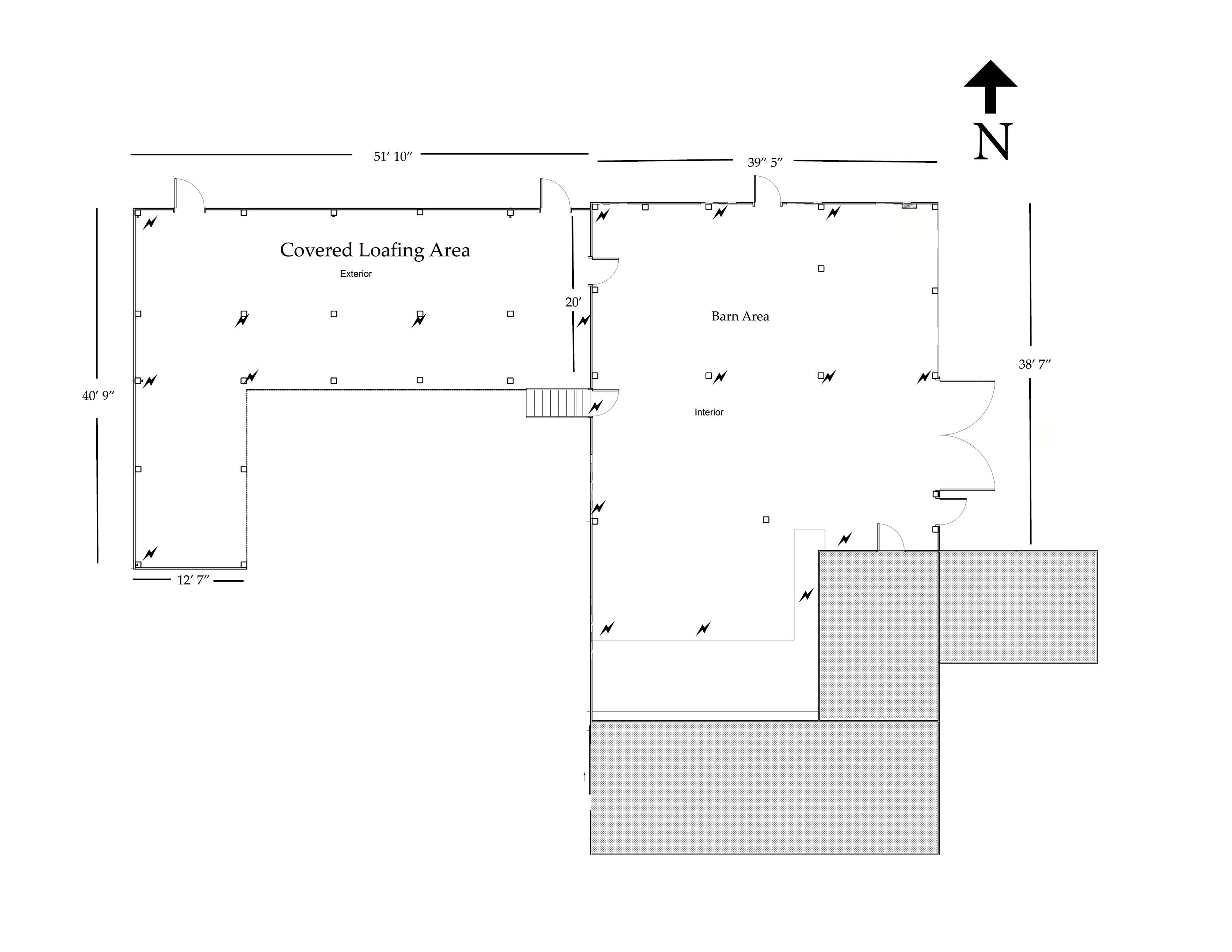 Creek Bend Farm Rental Floor Plan